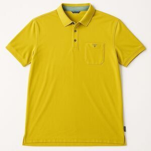 TED BAKER London Mustard Yellow Knit Polo size 6 (xl)